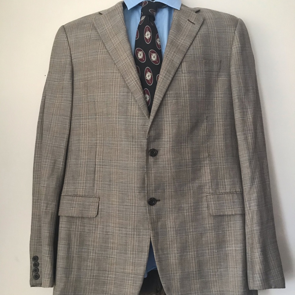 Hickey Freeman Men’s  Sport Coat 44 L Made In USA